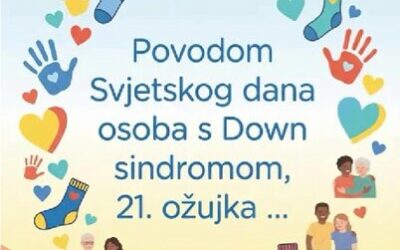 Povodom Svjetskog dana osoba s Downovim sindromom…