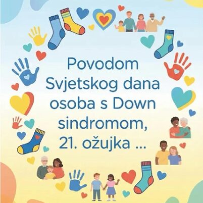 Povodom Svjetskog dana osoba s Downovim sindromom…