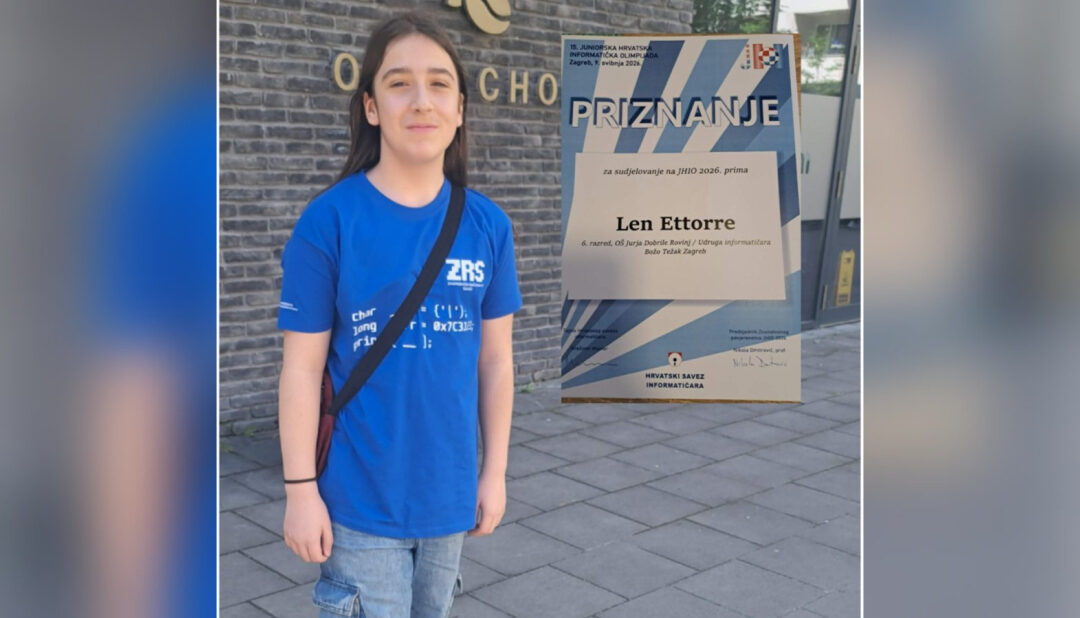 Len Ettorre pozvan na Juniorsku hrvatsku informatičku olimpijadu